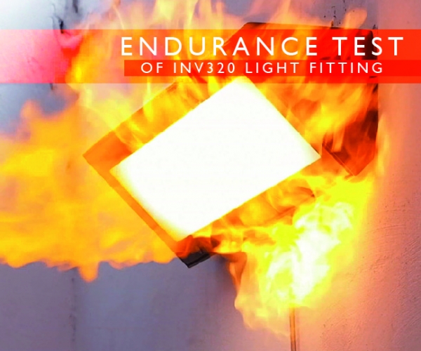 Endurance test of INV320 light fitting